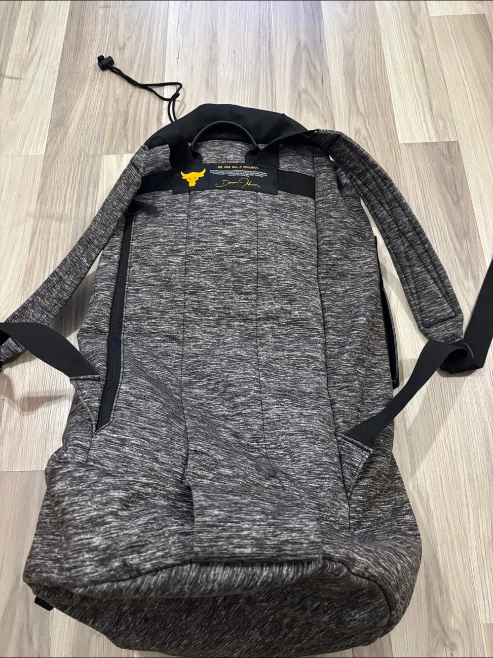 Under Armour Project Rock 90 Bag X-Large Backpack Bag Entrenar Dark Gray Duffel